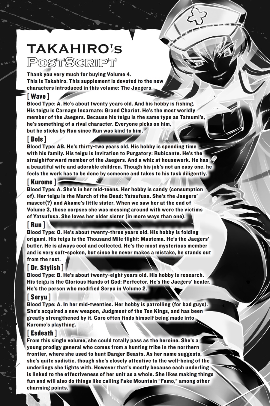 Read Akame ga Kill! EN Manga Online