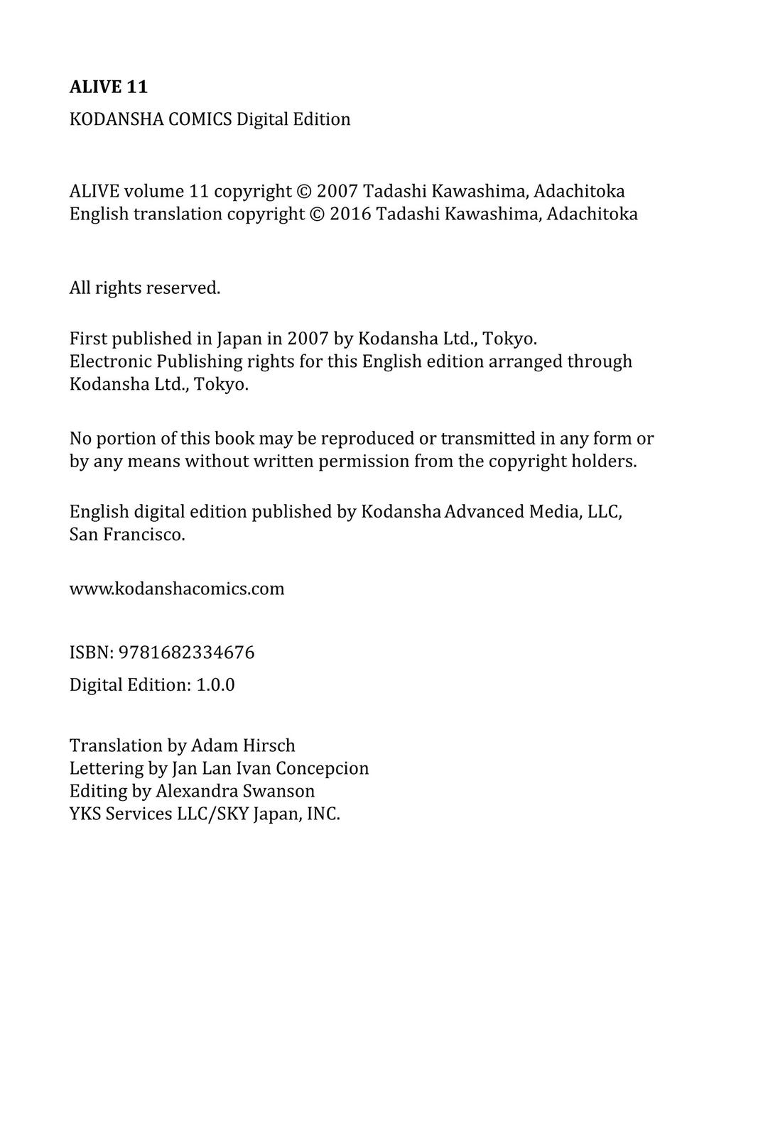 Read Alive_ The Final Evolution EN Manga Online