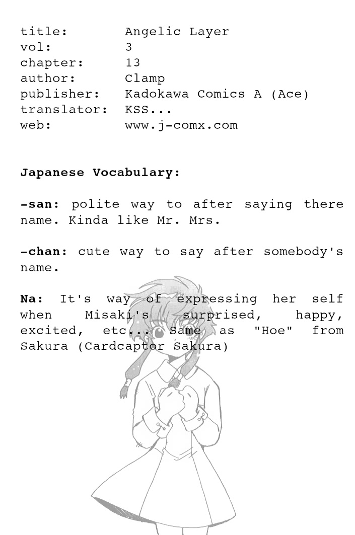 Read Angelic Layer EN Manga Online