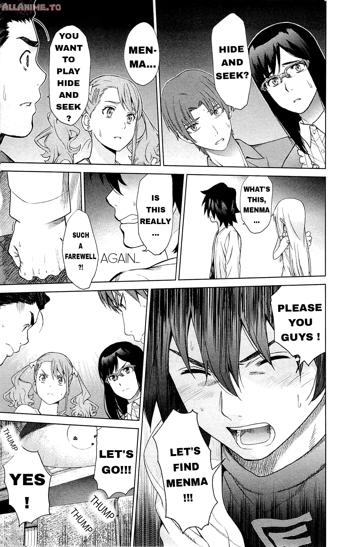 Read Ano Hi Mita Hana no Namae wo Bokutachi wa Mada Shiranai EN Manga Online