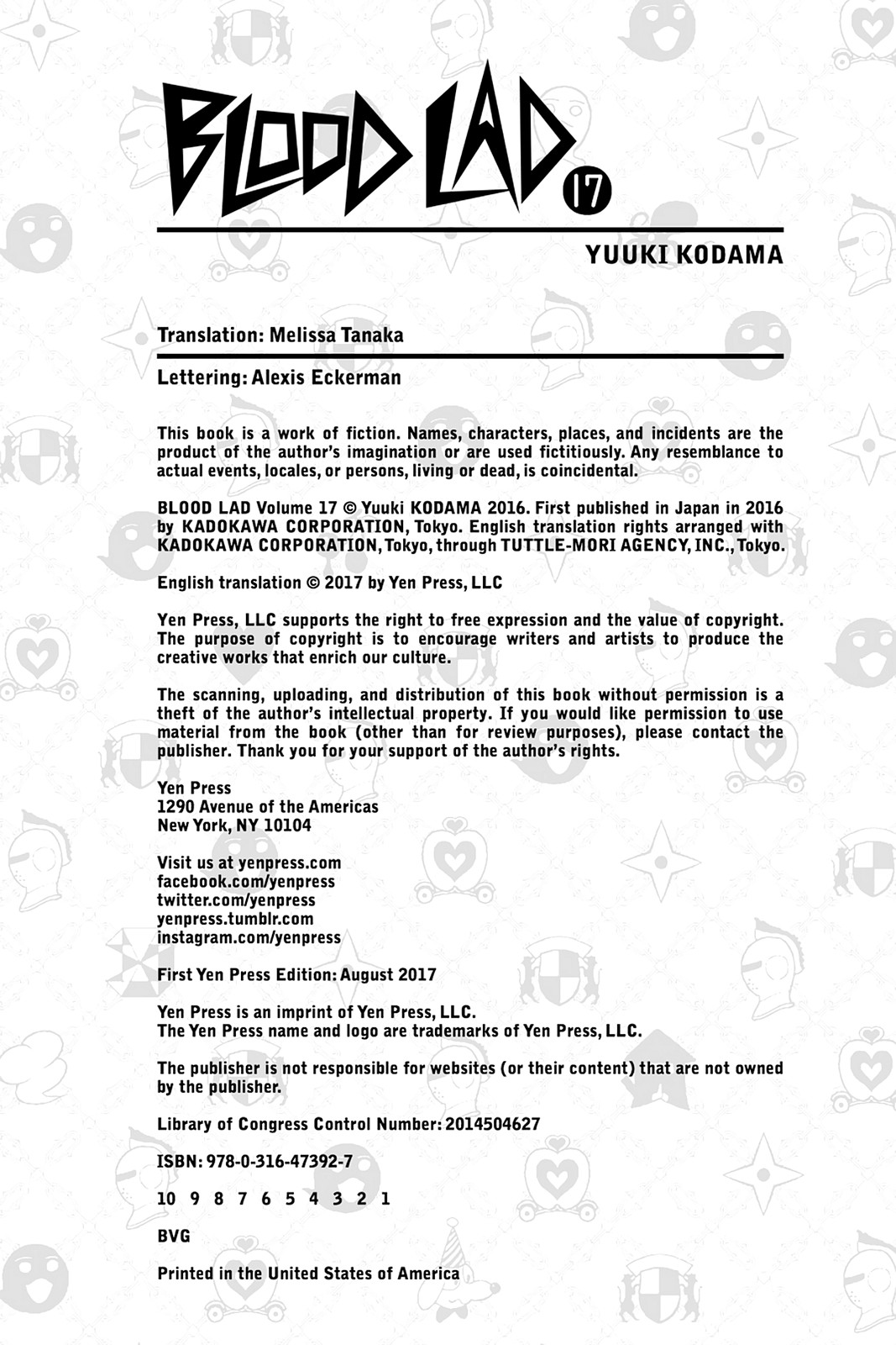 Read Blood Lad EN Manga Online