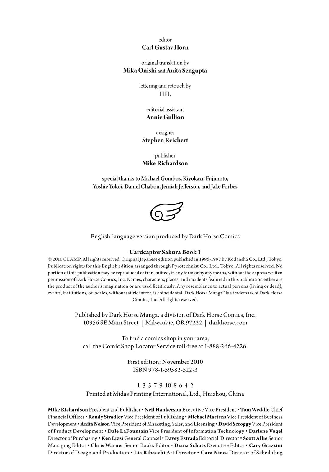 Read Cardcaptor Sakura EN Manga Online