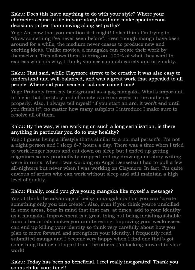 Read Claymore EN Manga Online