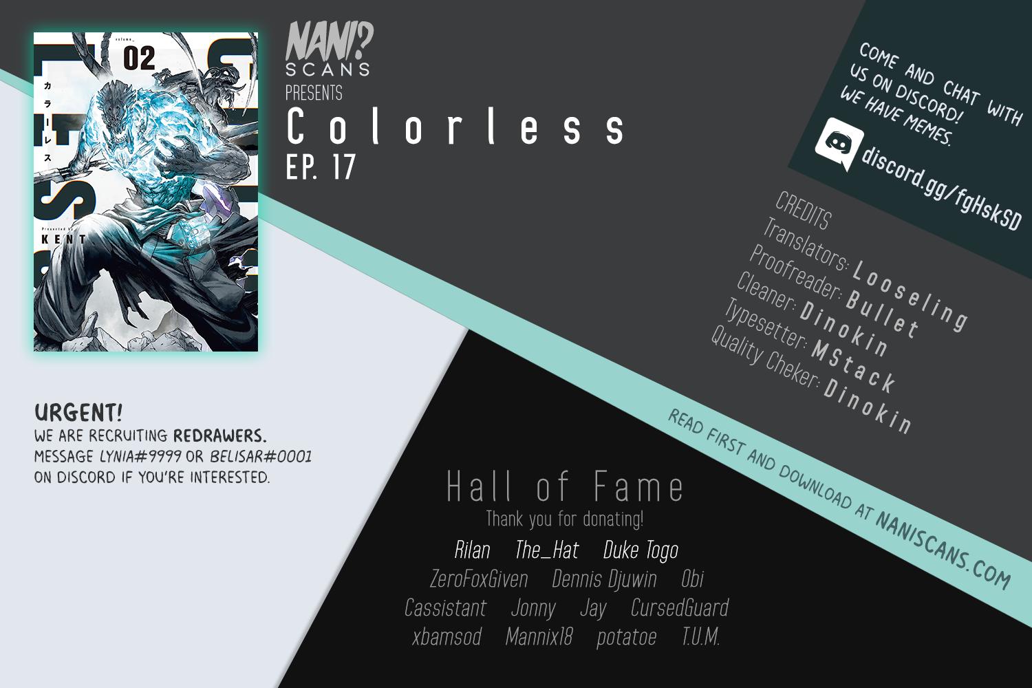 Read Colorless EN Manga Online