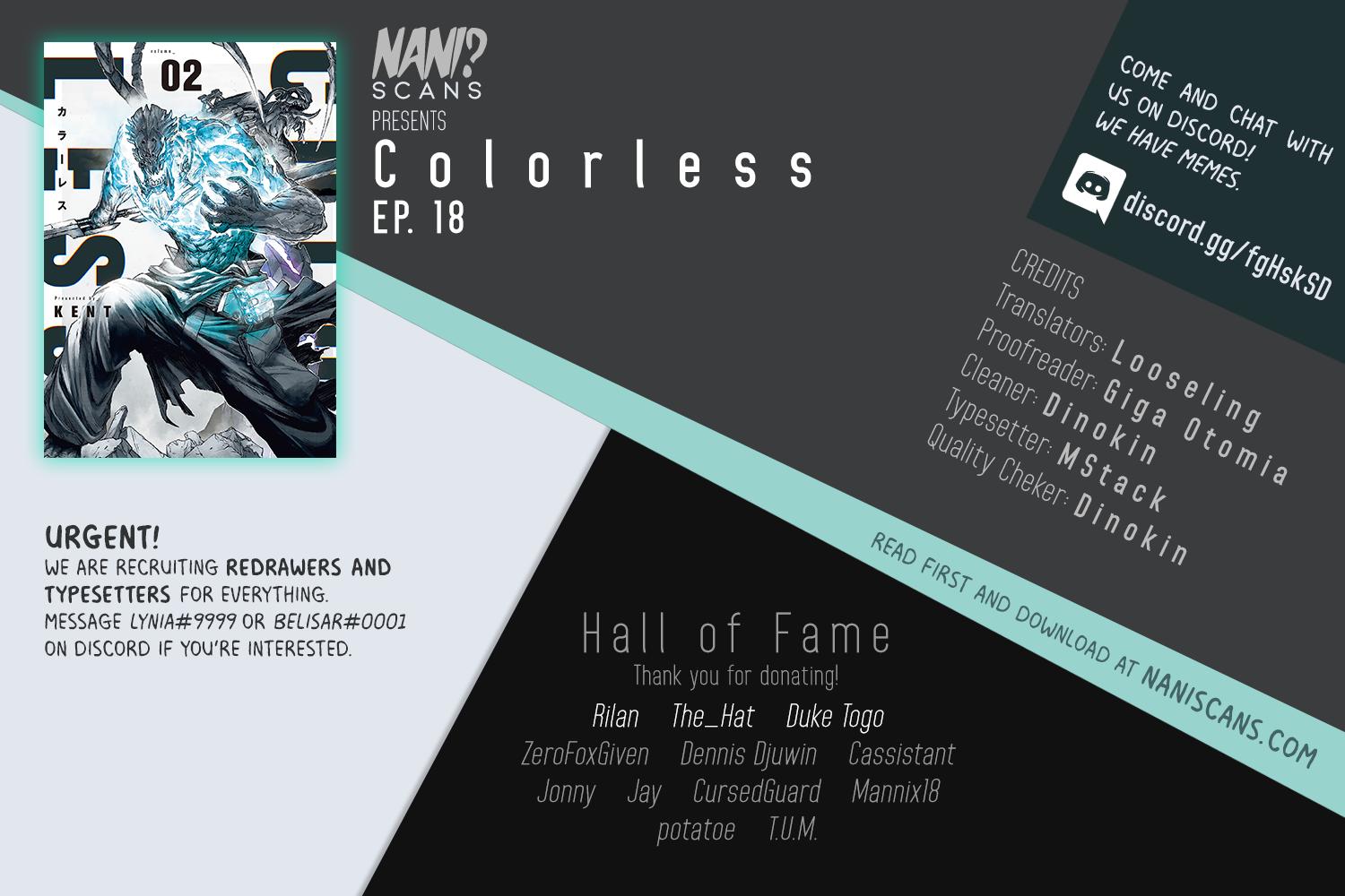 Read Colorless EN Manga Online