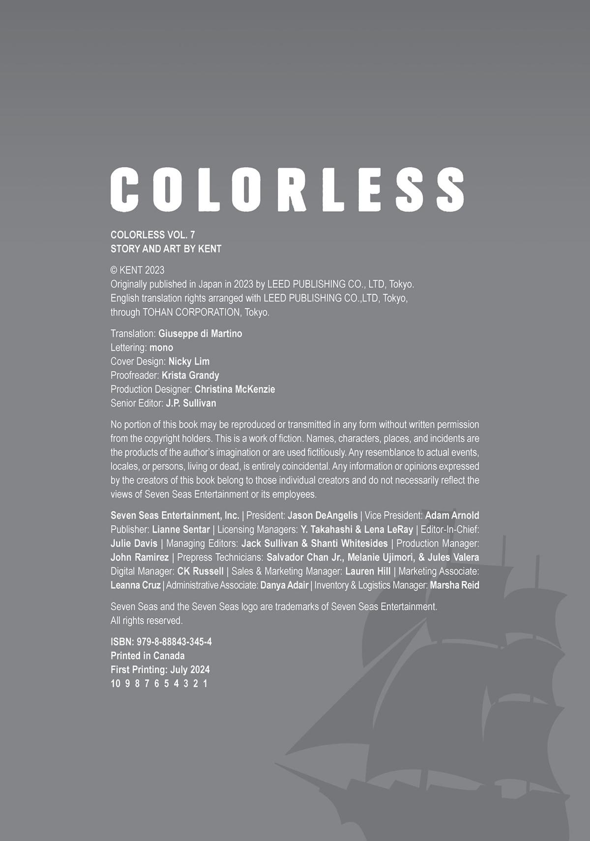 Read Colorless EN Manga Online