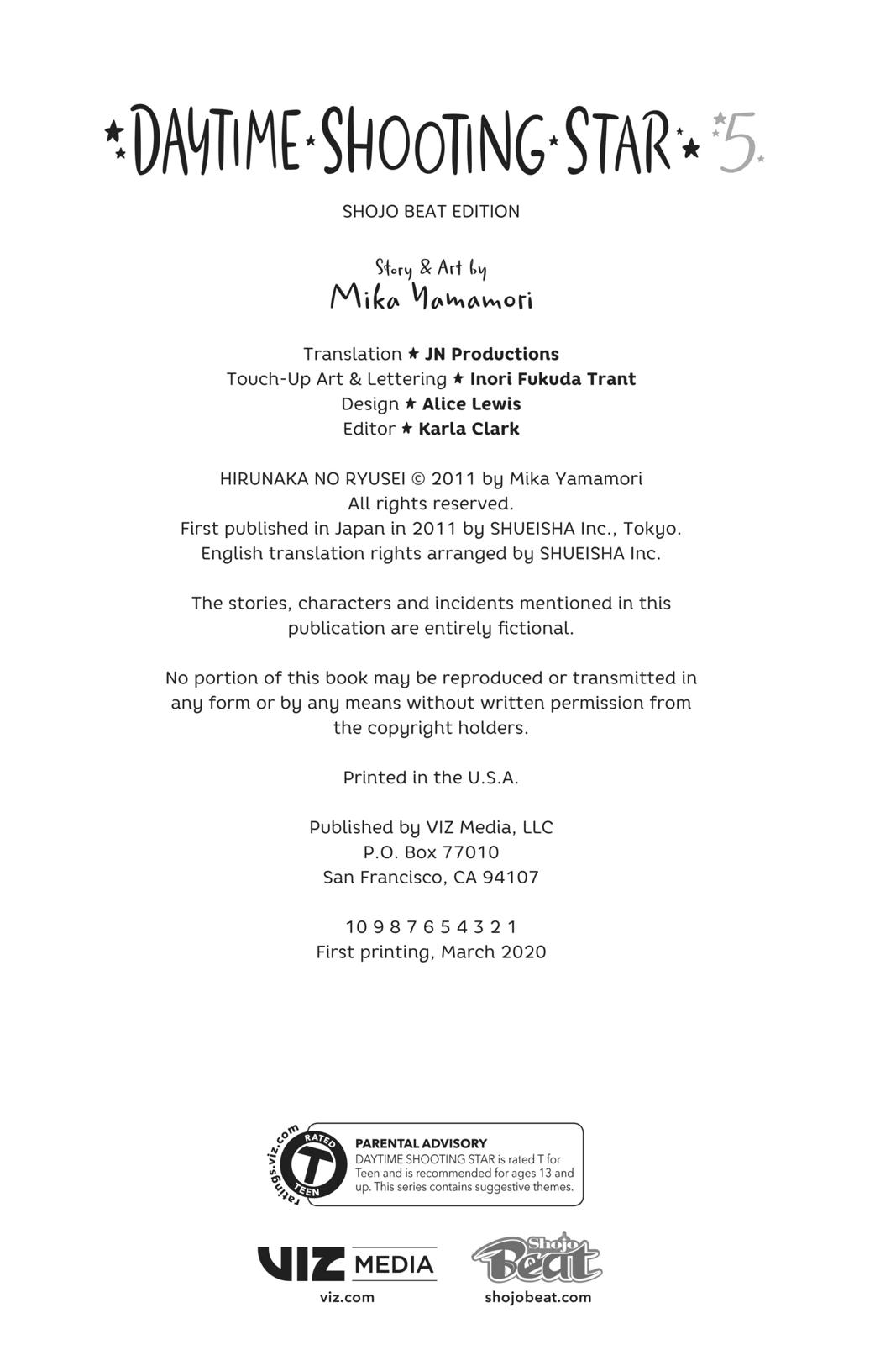 Read Daytime Shooting Star EN Manga Online