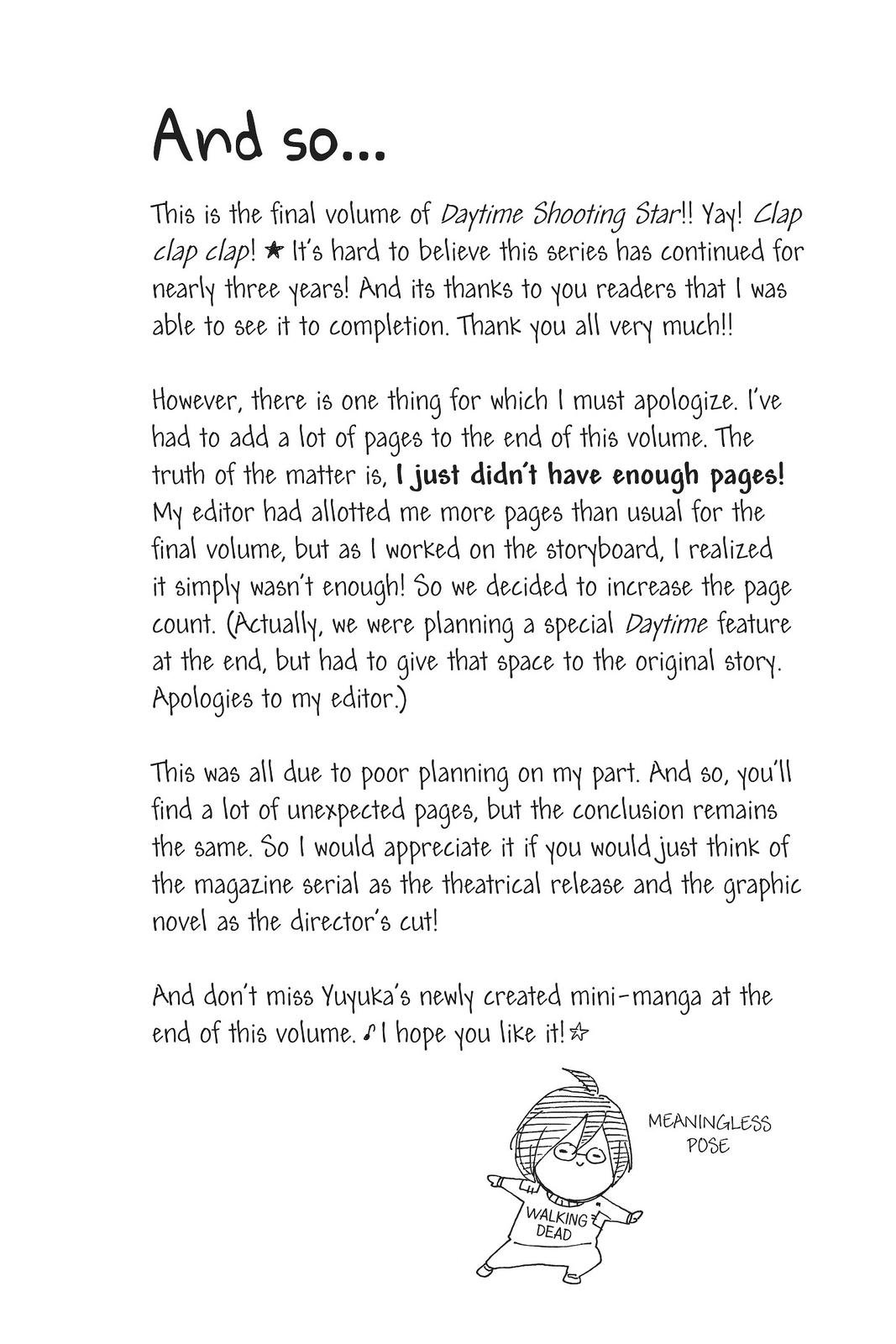 Read Daytime Shooting Star EN Manga Online