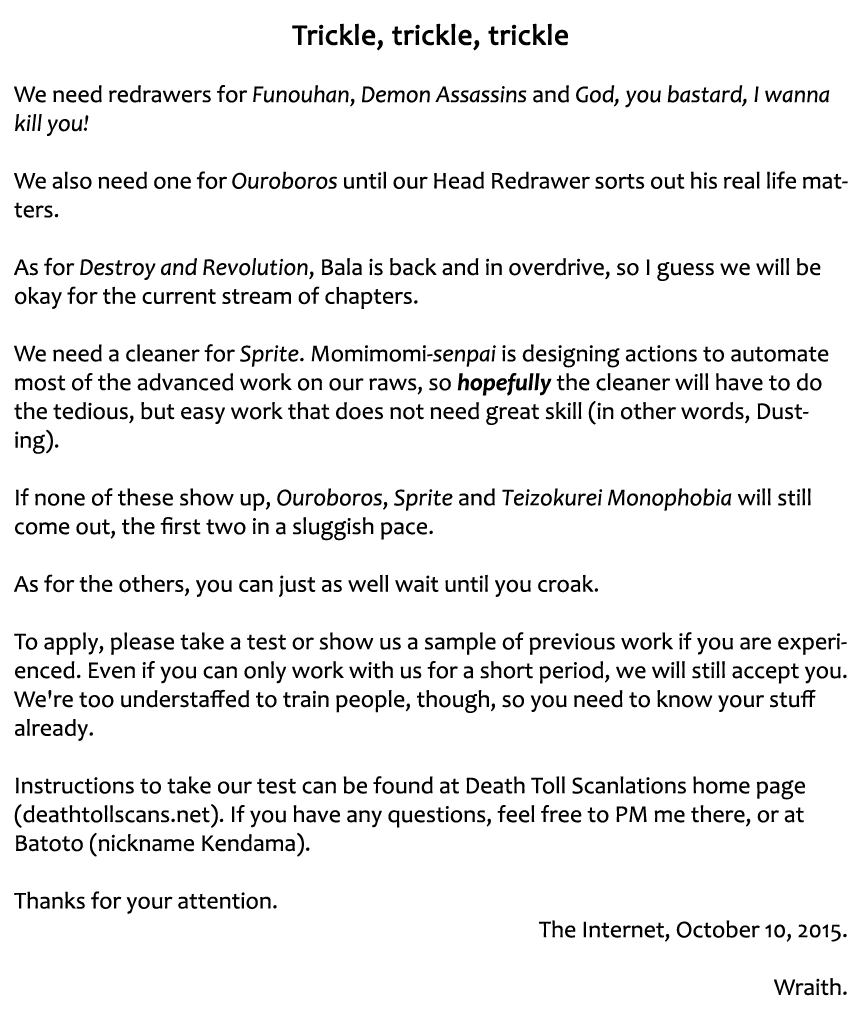 Read Destroy and Revolution EN Manga Online