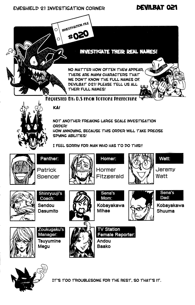Read Eyeshield 21 EN Manga Online