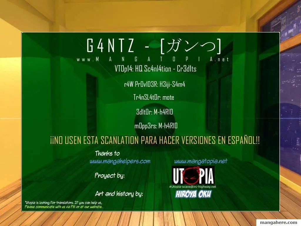 Read Gantz EN Manga Online