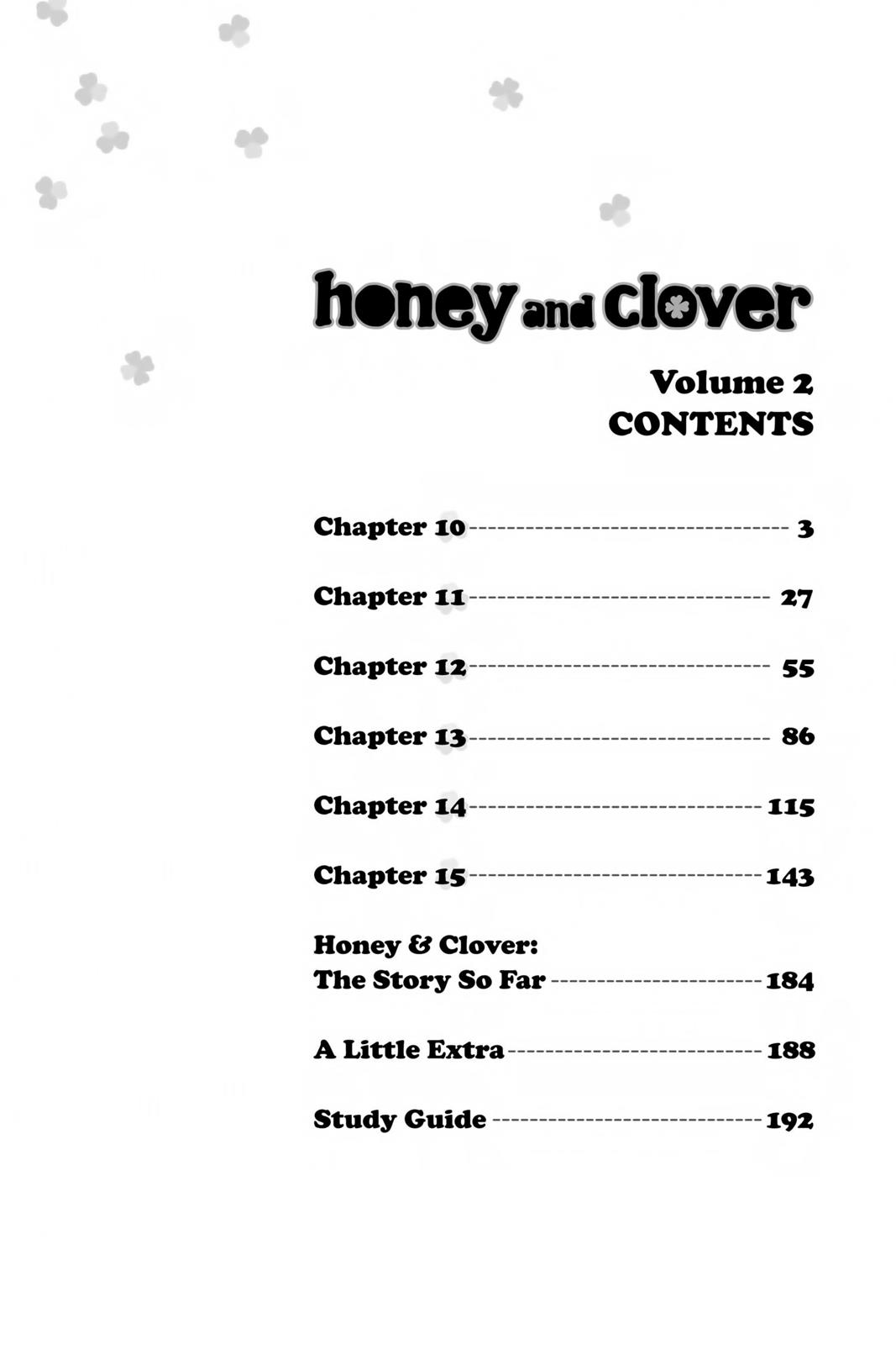Read Honey and Clover EN Manga Online