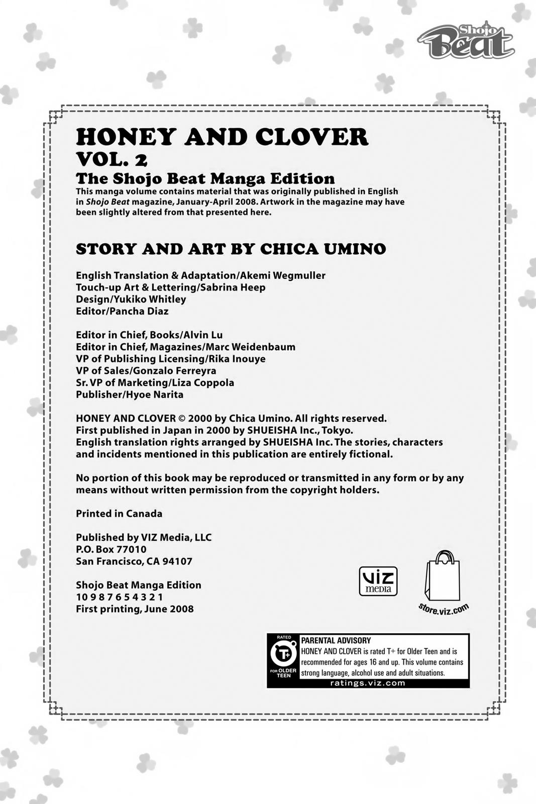 Read Honey and Clover EN Manga Online