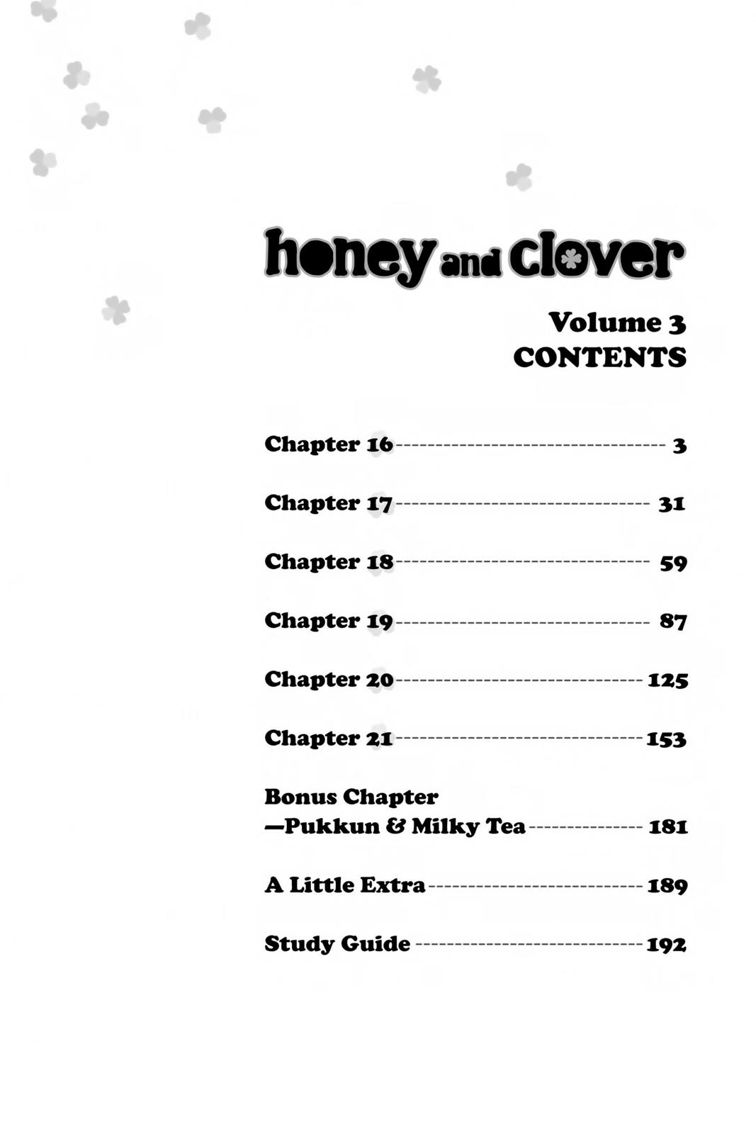 Read Honey and Clover EN Manga Online