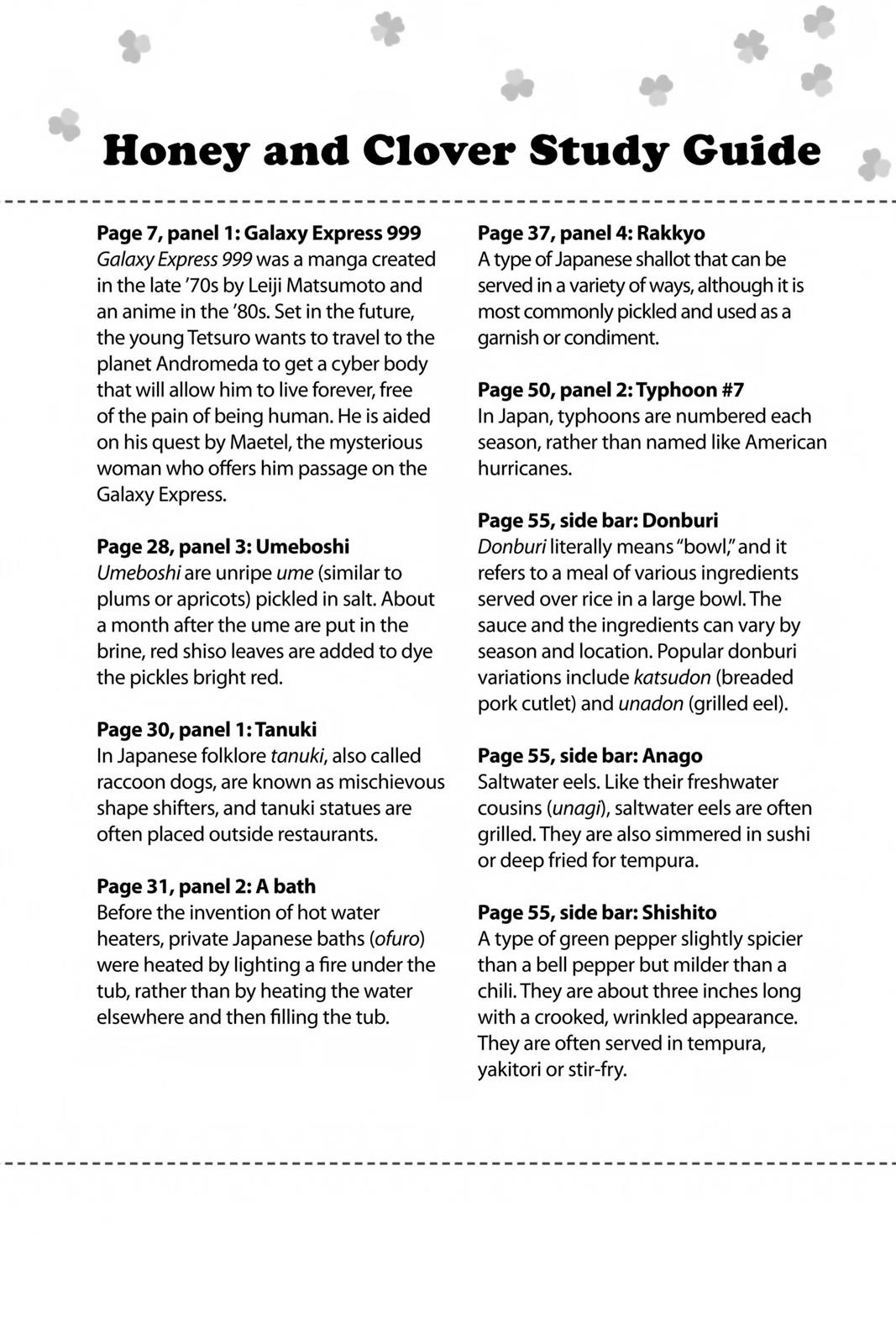 Read Honey and Clover EN Manga Online