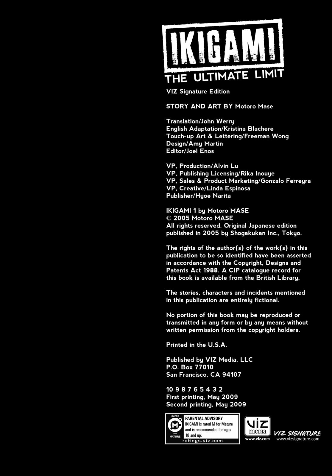 Read Ikigami The Ultimate Limit EN Manga Online