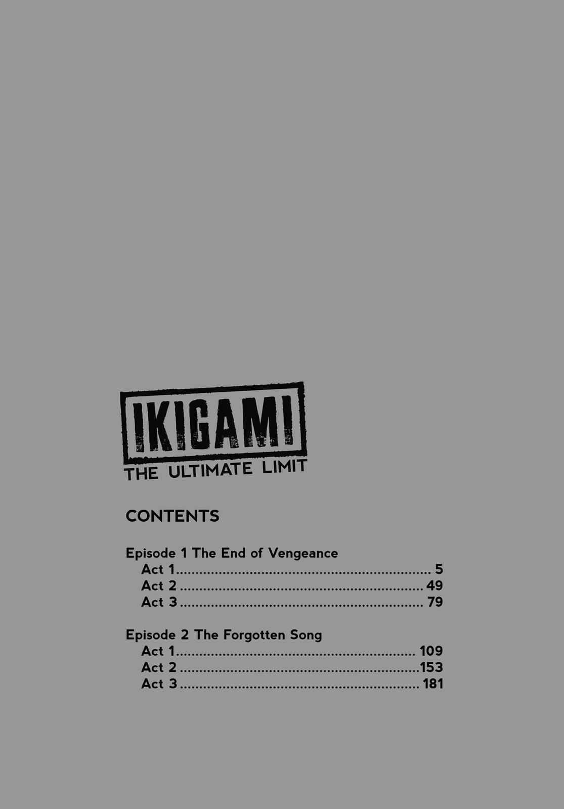 Read Ikigami The Ultimate Limit EN Manga Online