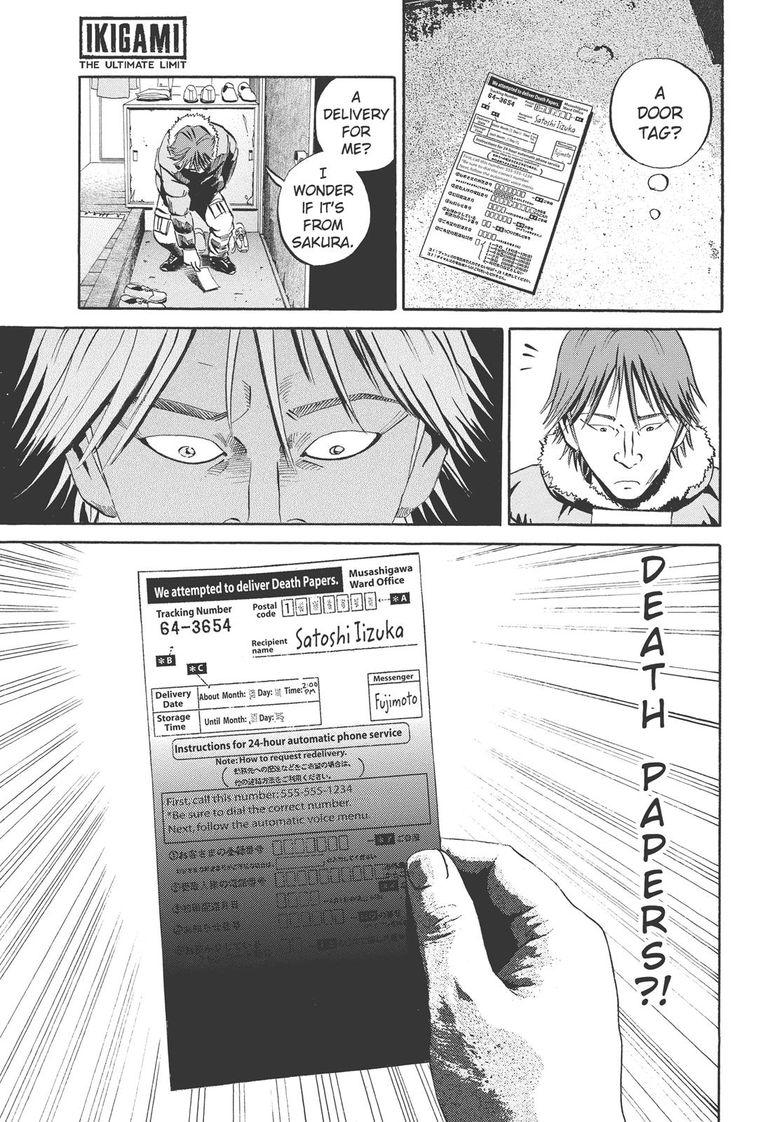 Read Ikigami The Ultimate Limit EN Manga Online