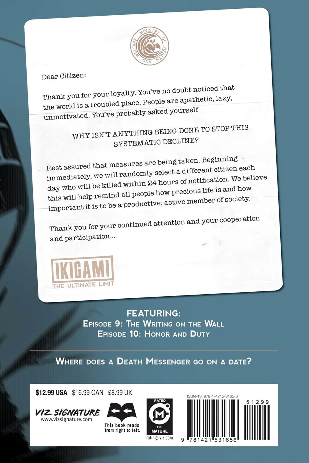 Read Ikigami The Ultimate Limit EN Manga Online