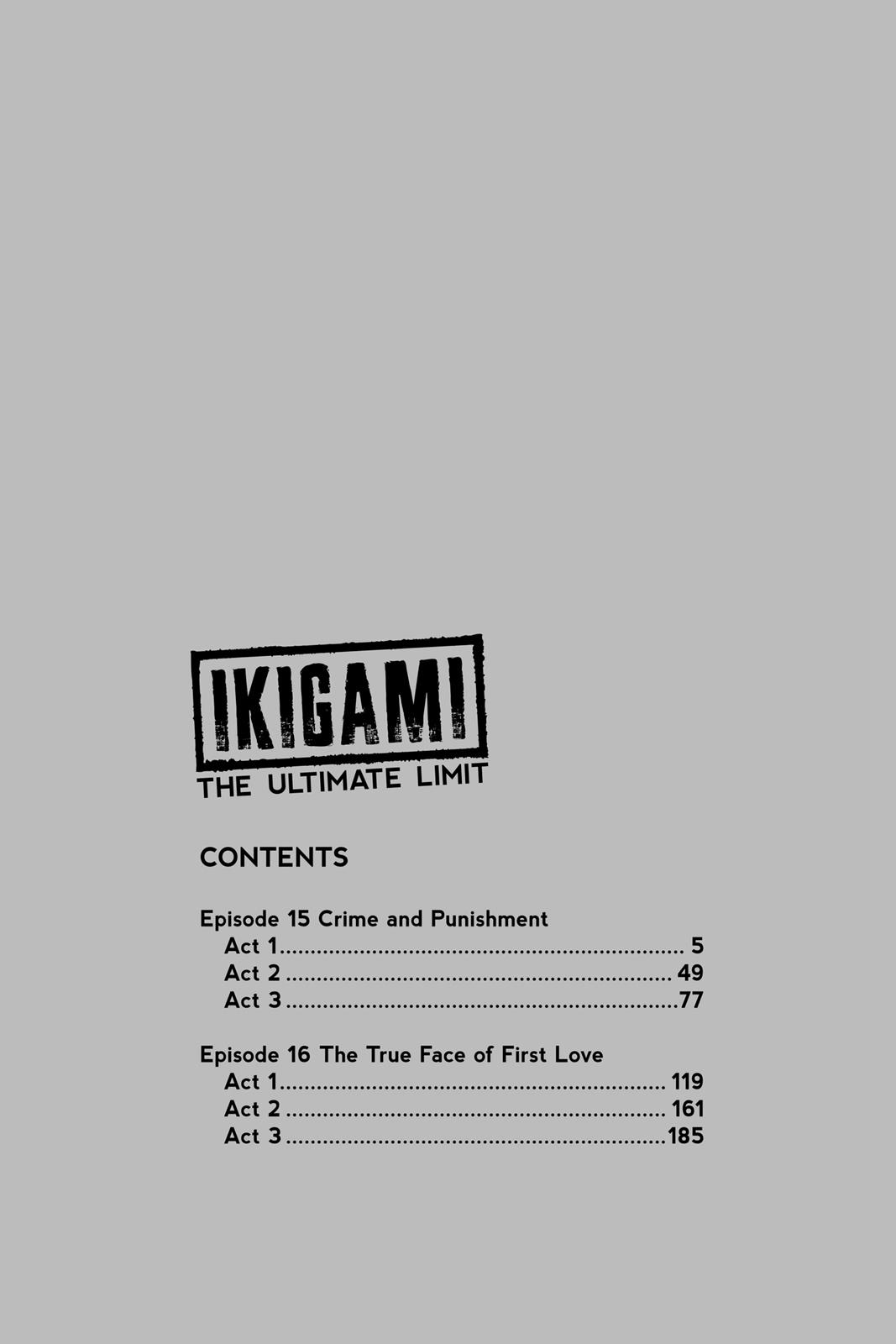 Read Ikigami The Ultimate Limit EN Manga Online