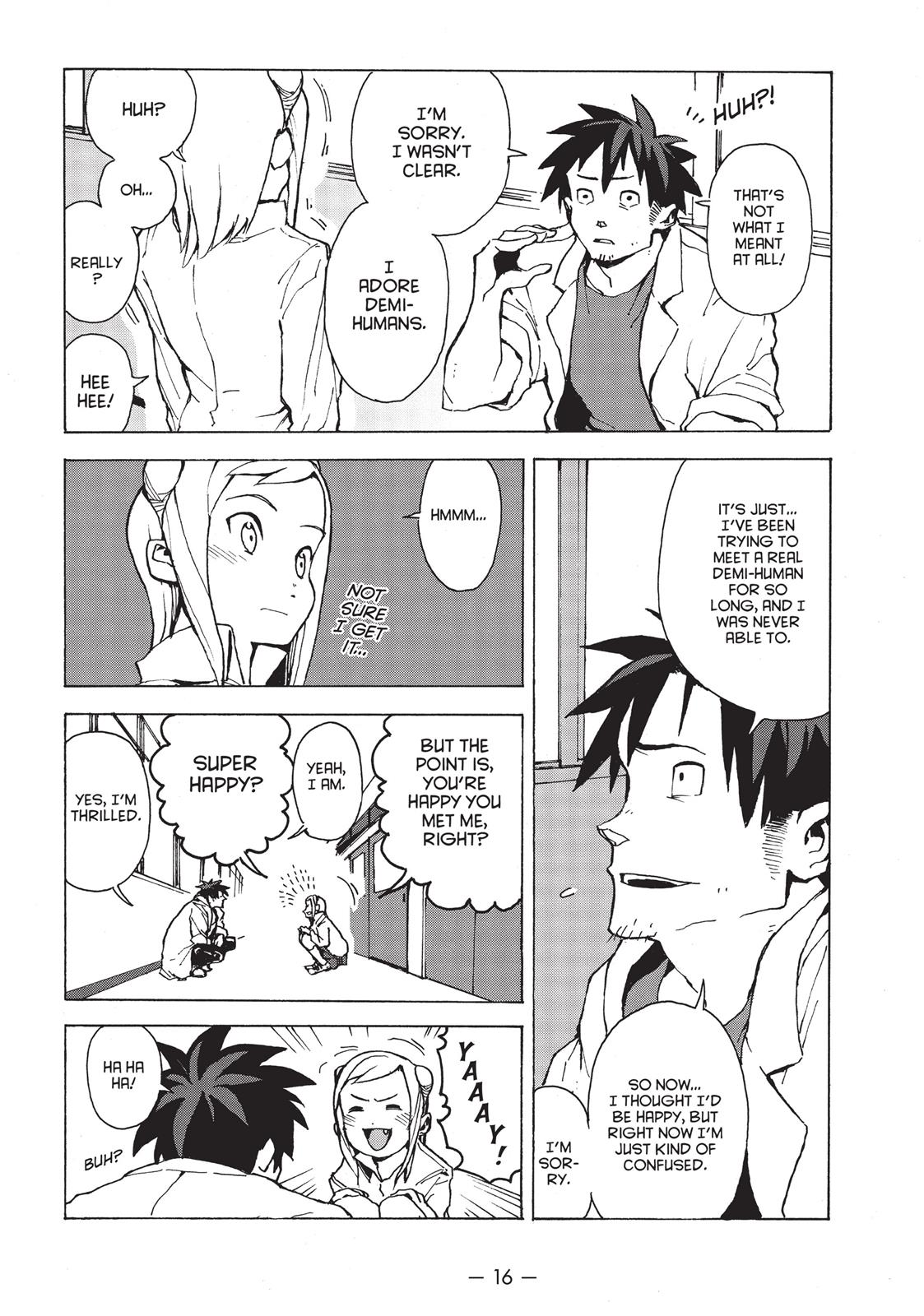 Read Interviews with Monster Girls EN Manga Online