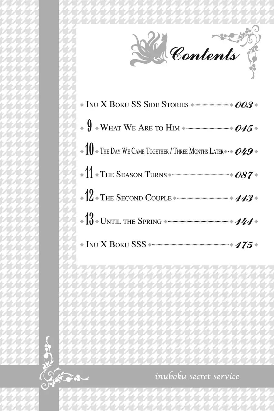 Read Inu x Boku SS EN Manga Online