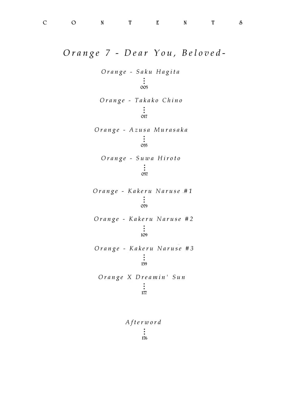 Read Orange EN Manga Online