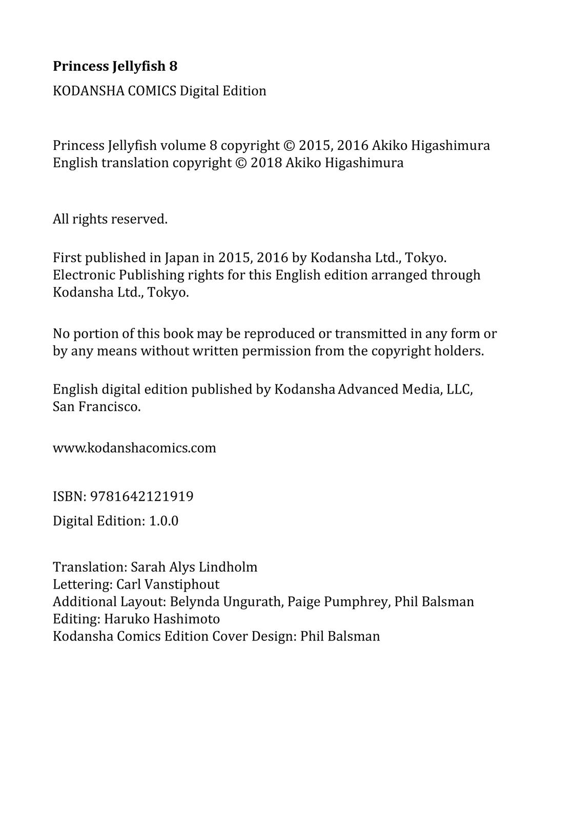 Read Princess Jellyfish EN Manga Online