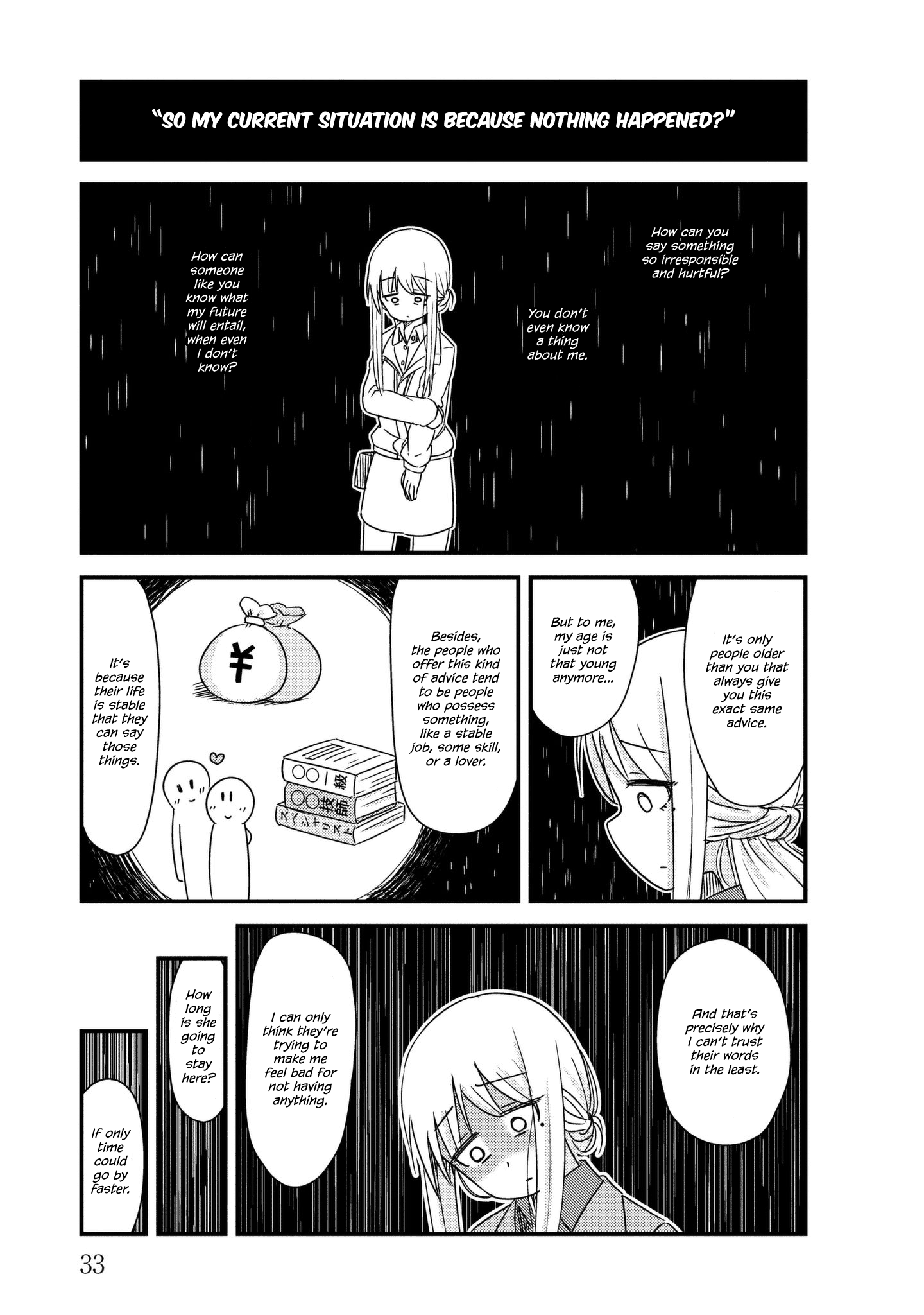 Read She Doesn't Know Why She Lives EN Manga Online