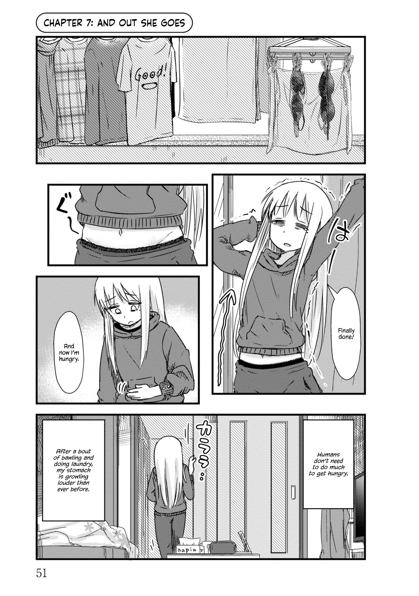 Read She Doesn't Know Why She Lives EN Manga Online