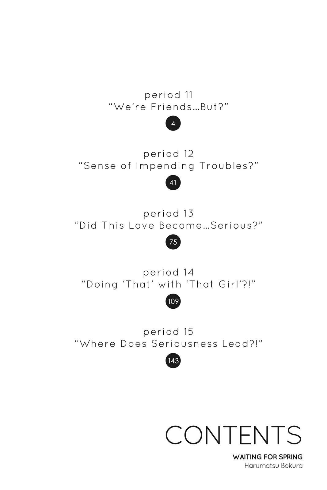 Read Waiting for Spring EN Manga Online