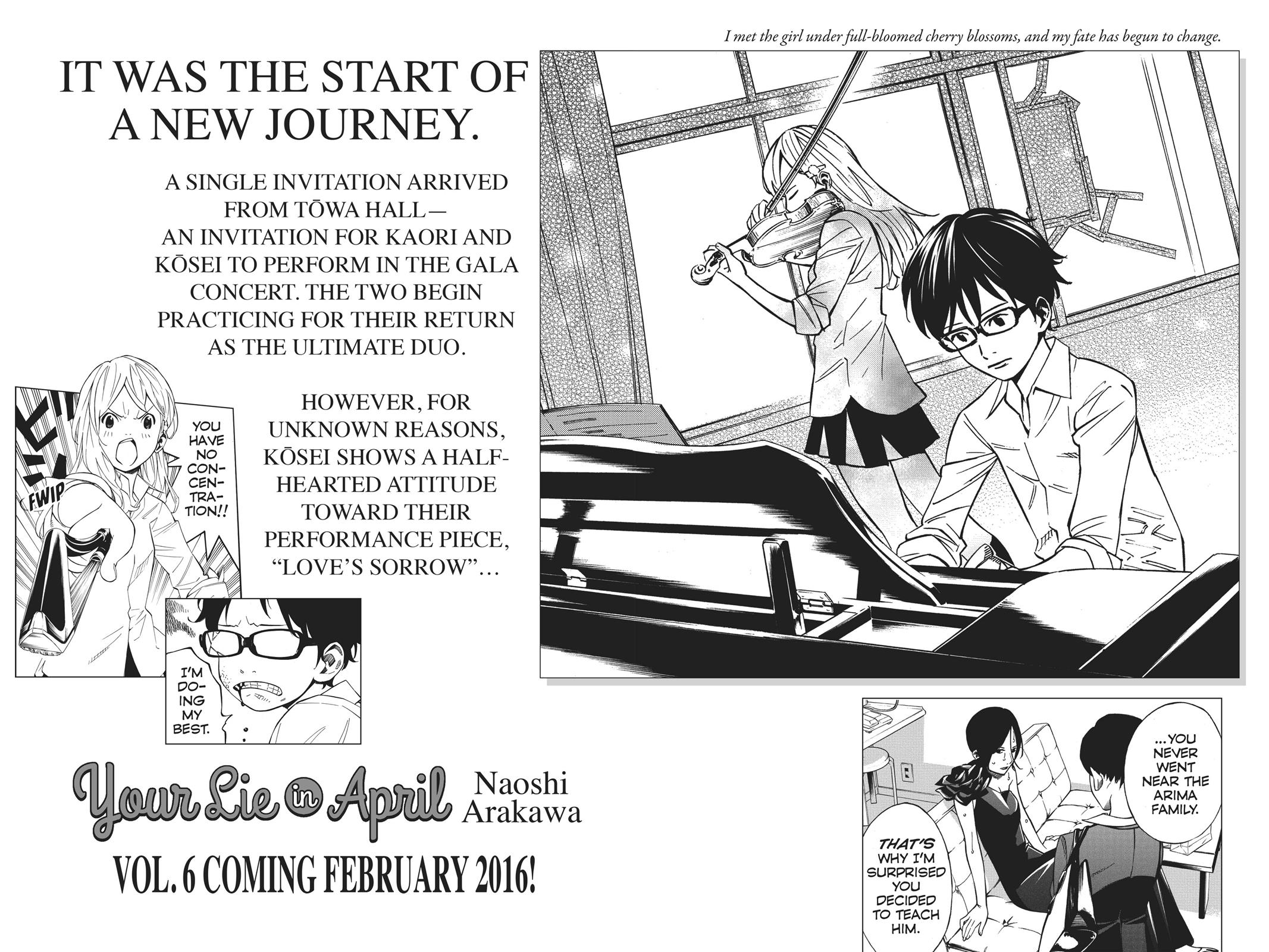 Read Your Lie in April EN Manga Online