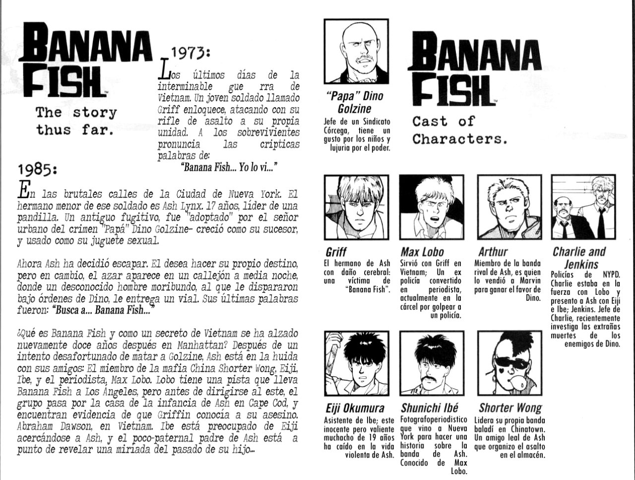 Read Banana Fish ES Manga Online