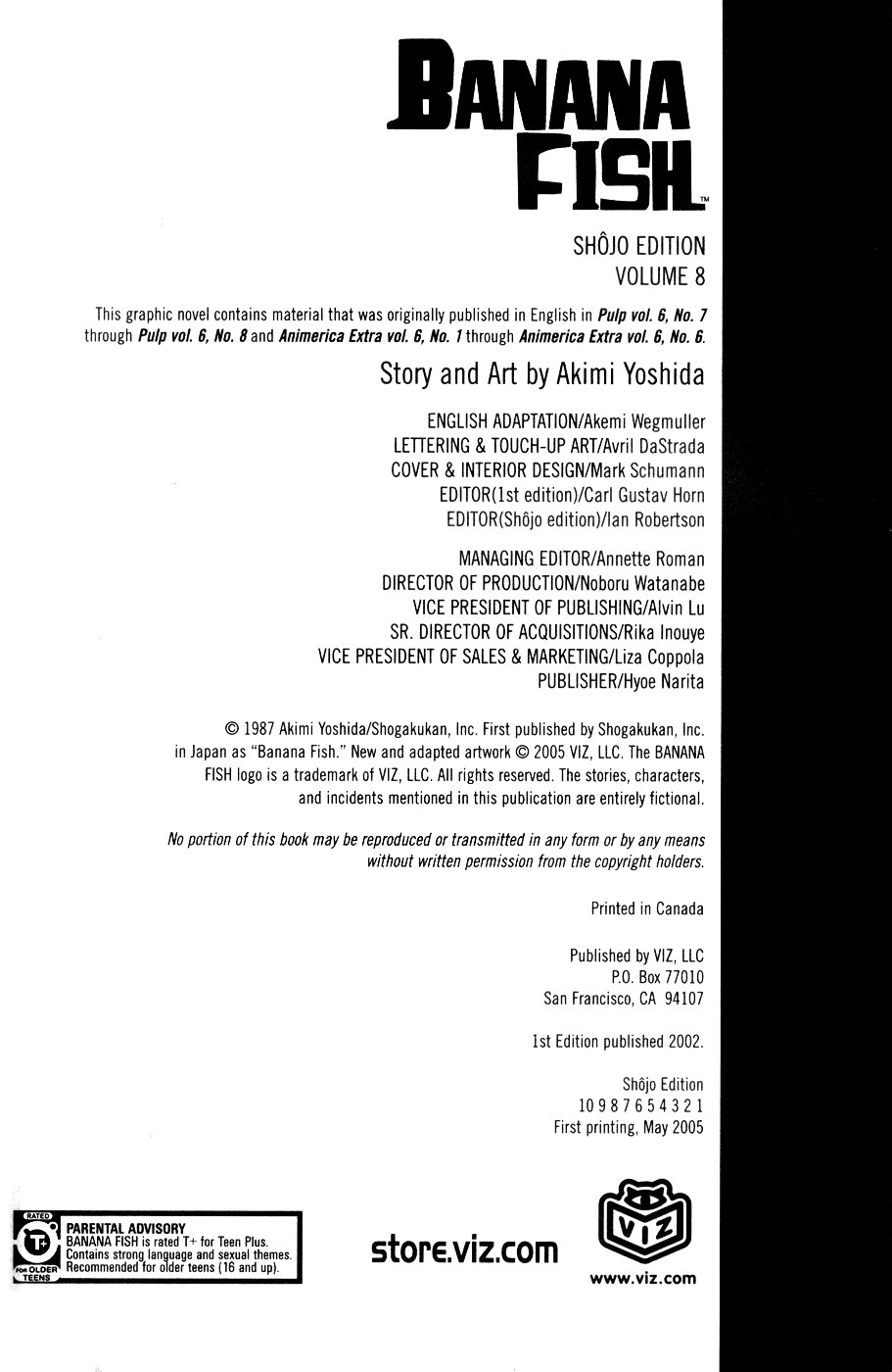 Read Banana Fish ES Manga Online