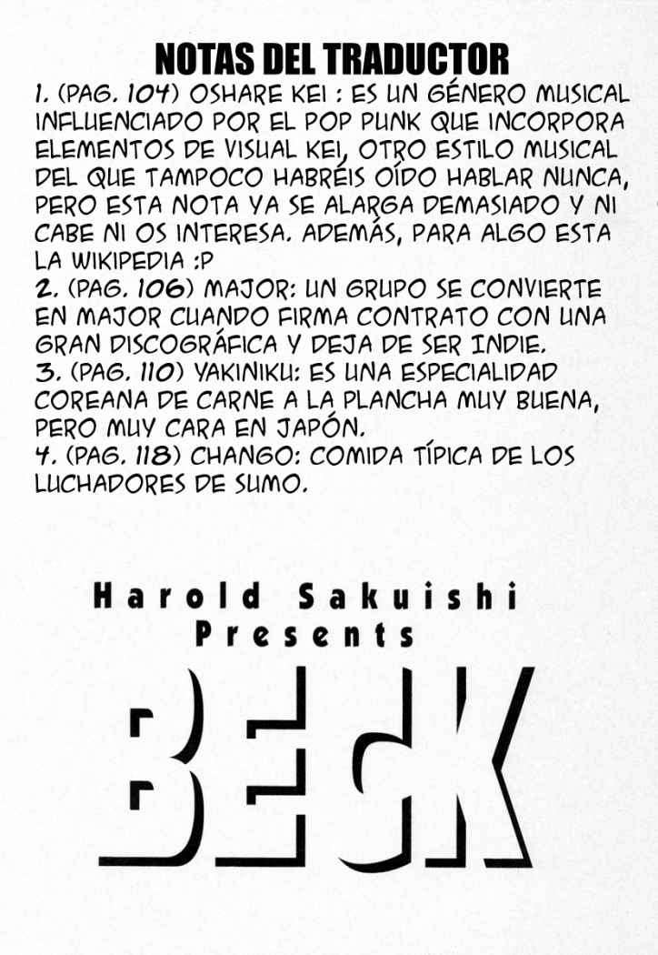 Read Beck ES Manga Online