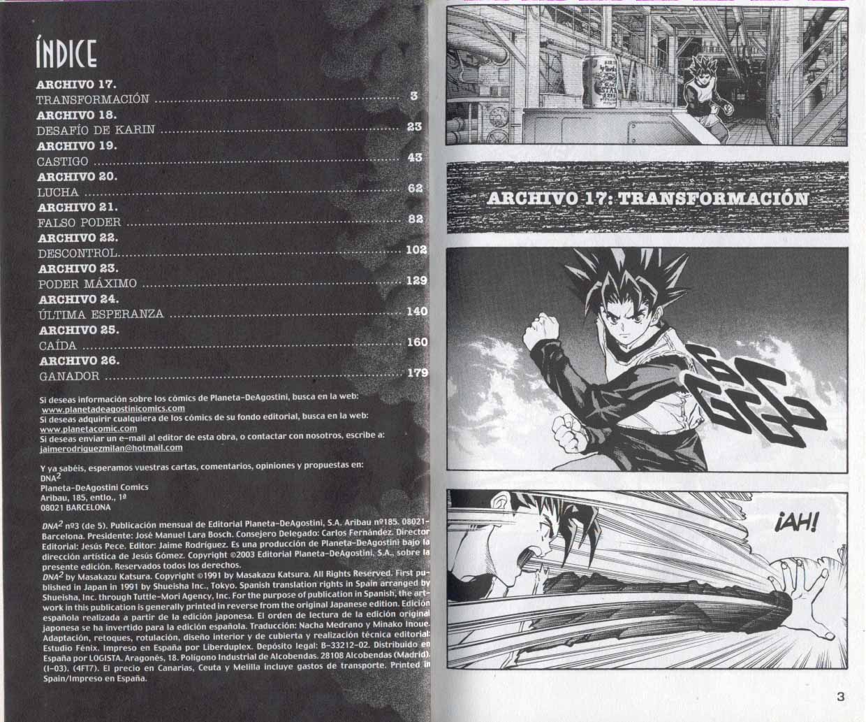 Read DNA² ES Manga Online