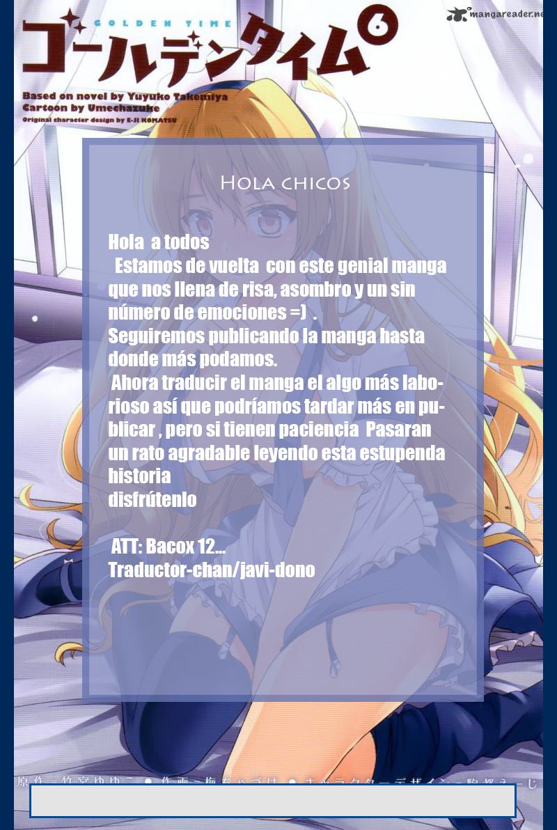 Read Golden Time ES Manga Online