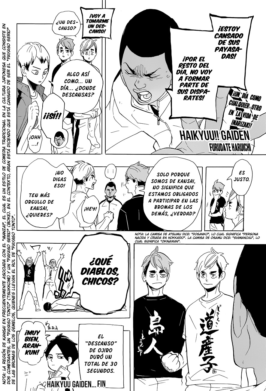 Read Haikyuu!! ES Manga Online