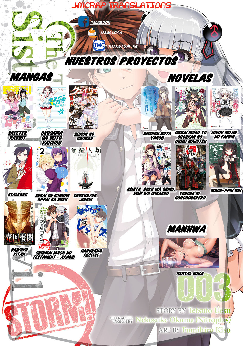 Read Shinmai Maou no Keiyakusha Testament Arashi! ES Manga Online