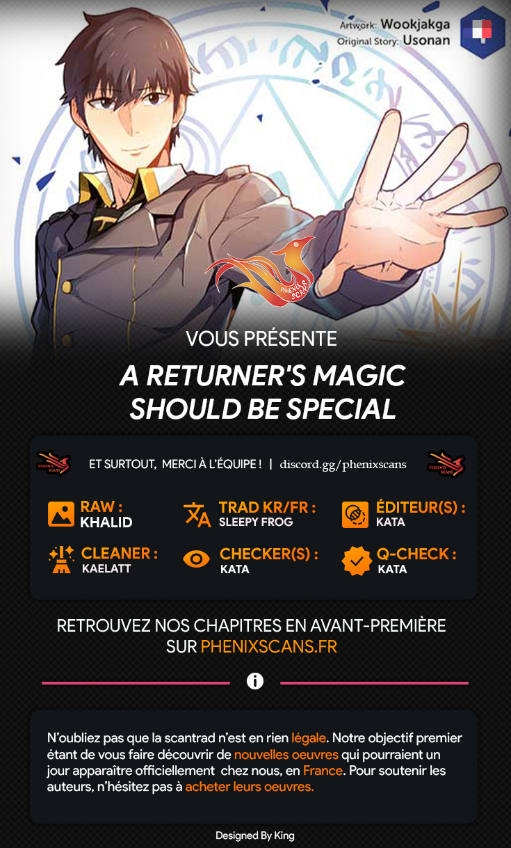 Read A Returner’s Magic Should Be Special FR Manga Online