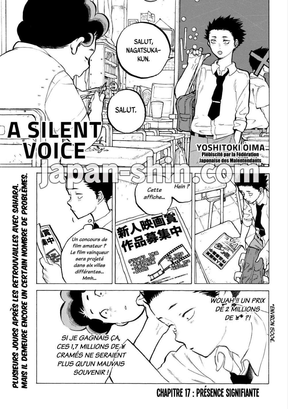 Read A Silent Voice FR Manga Online