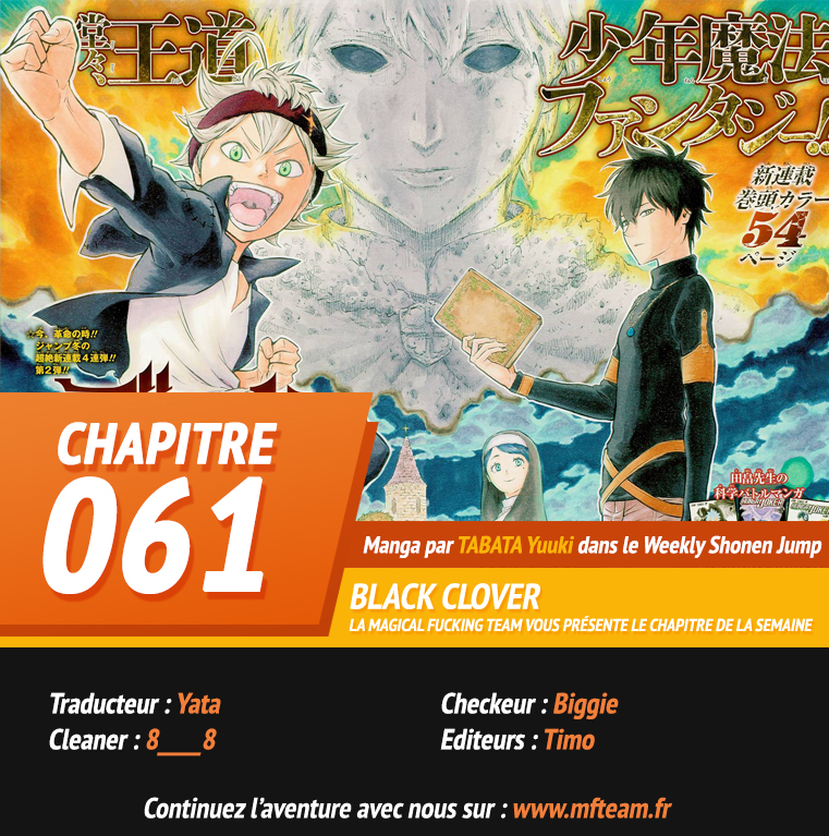 Read Black Clover FR Manga Online
