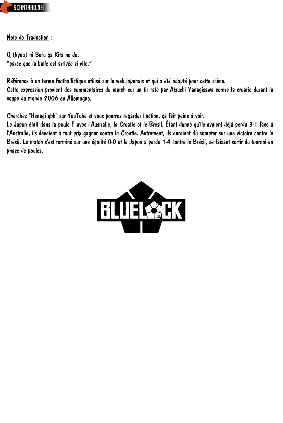 Read Blue Lock FR Manga Online