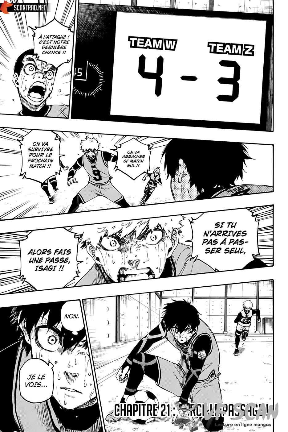 Read Blue Lock FR Manga Online