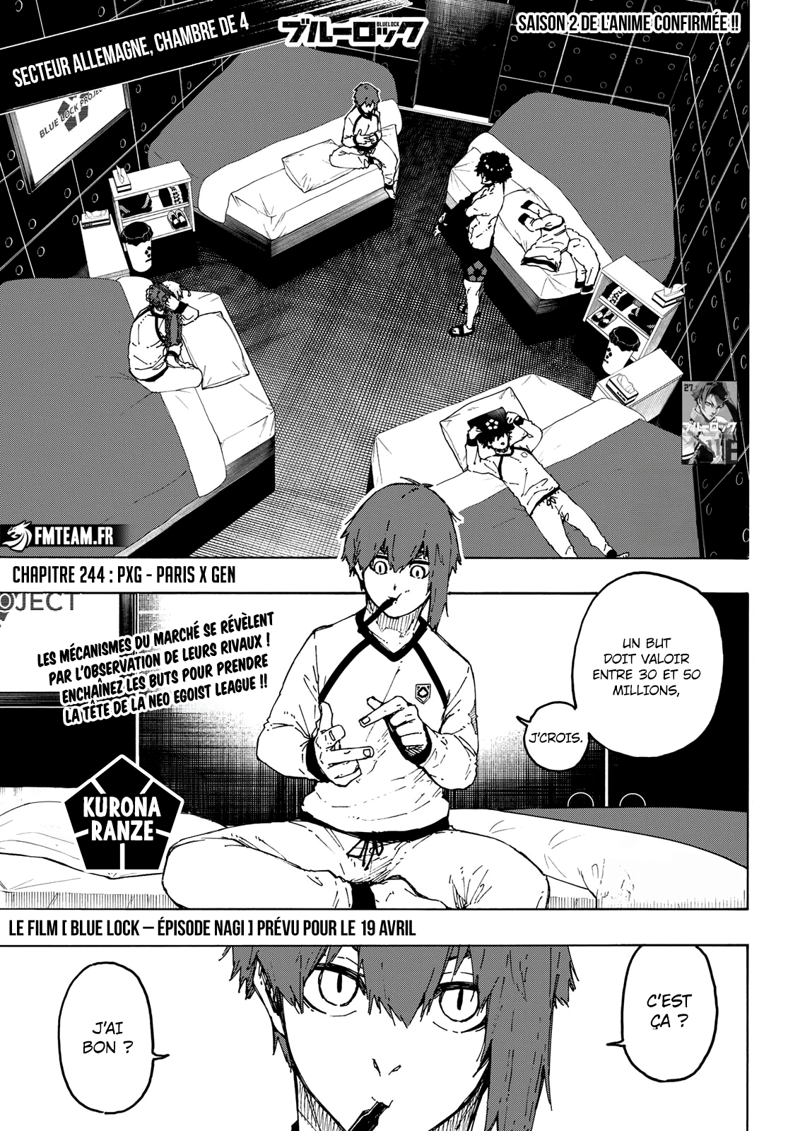 Read Blue Lock FR Manga Online