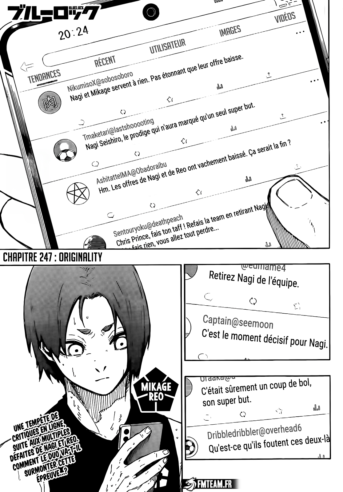 Read Blue Lock FR Manga Online