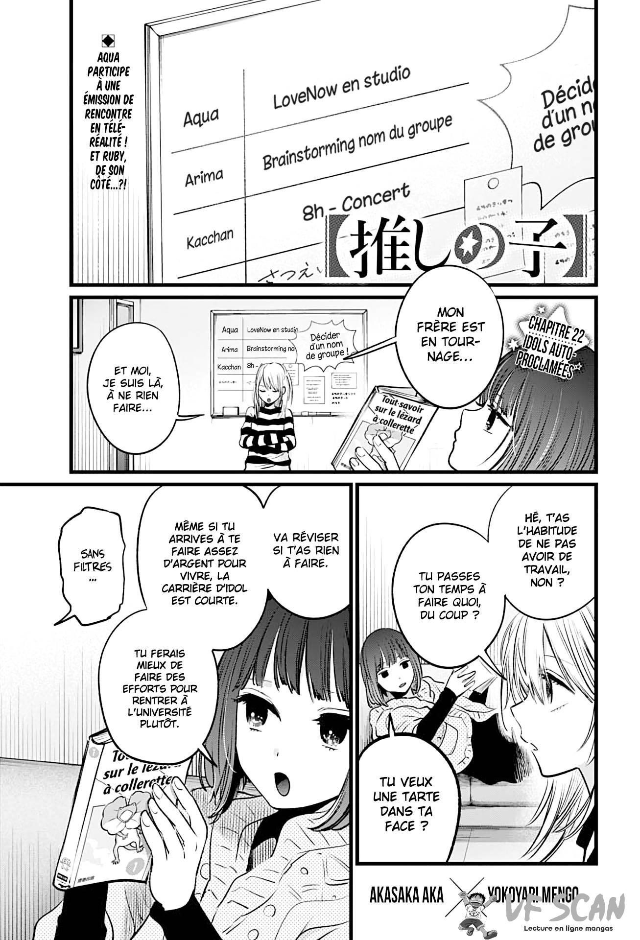 Read Oshi no Ko FR Manga Online