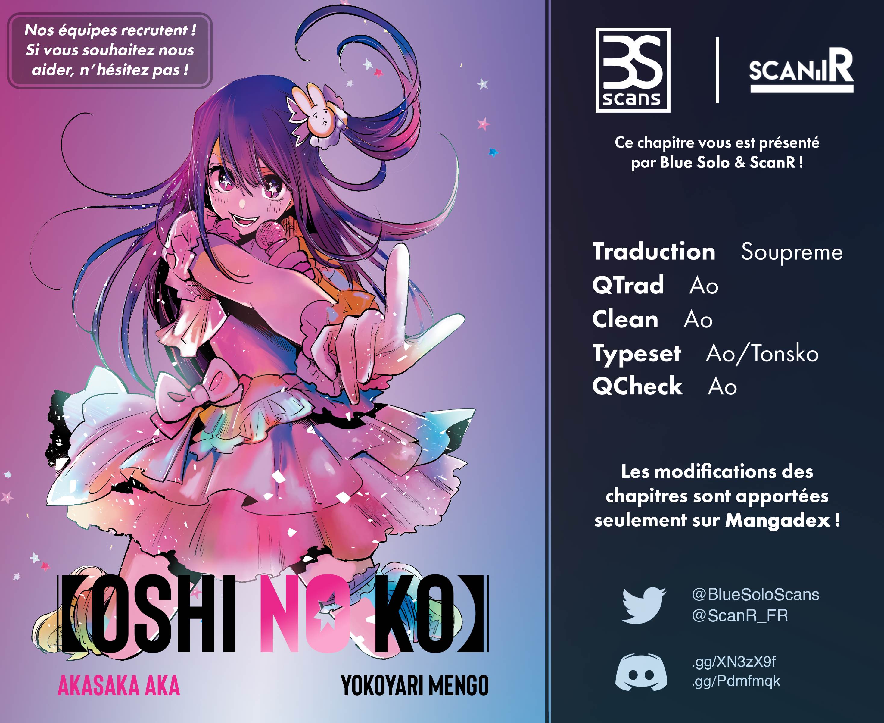 Read Oshi no Ko FR Manga Online