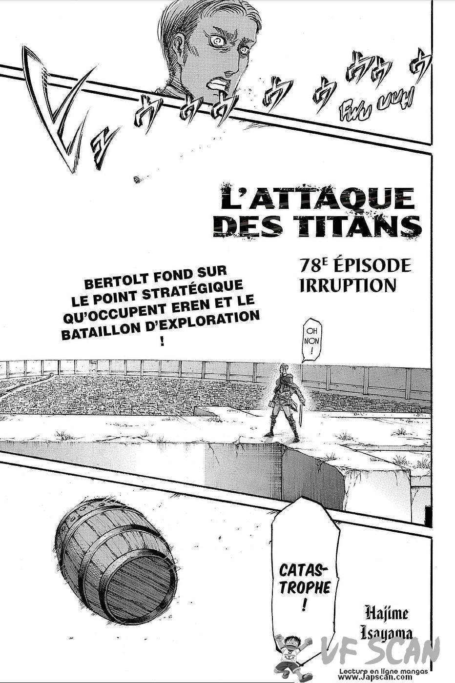 Read Shingeki No Kyojin FR Manga Online