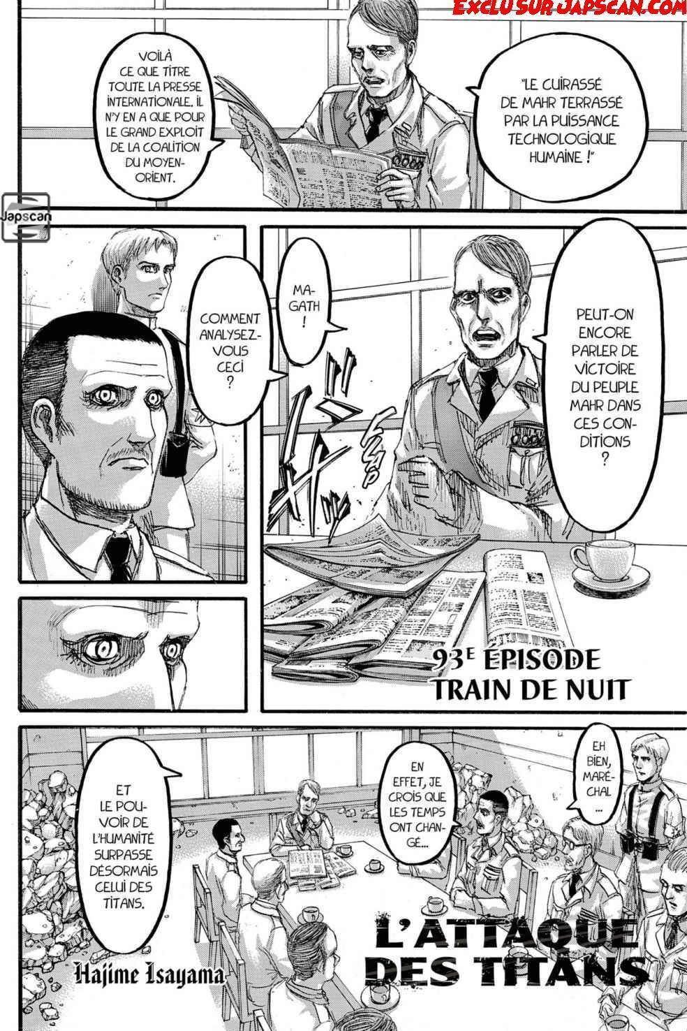 Read Shingeki No Kyojin FR Manga Online